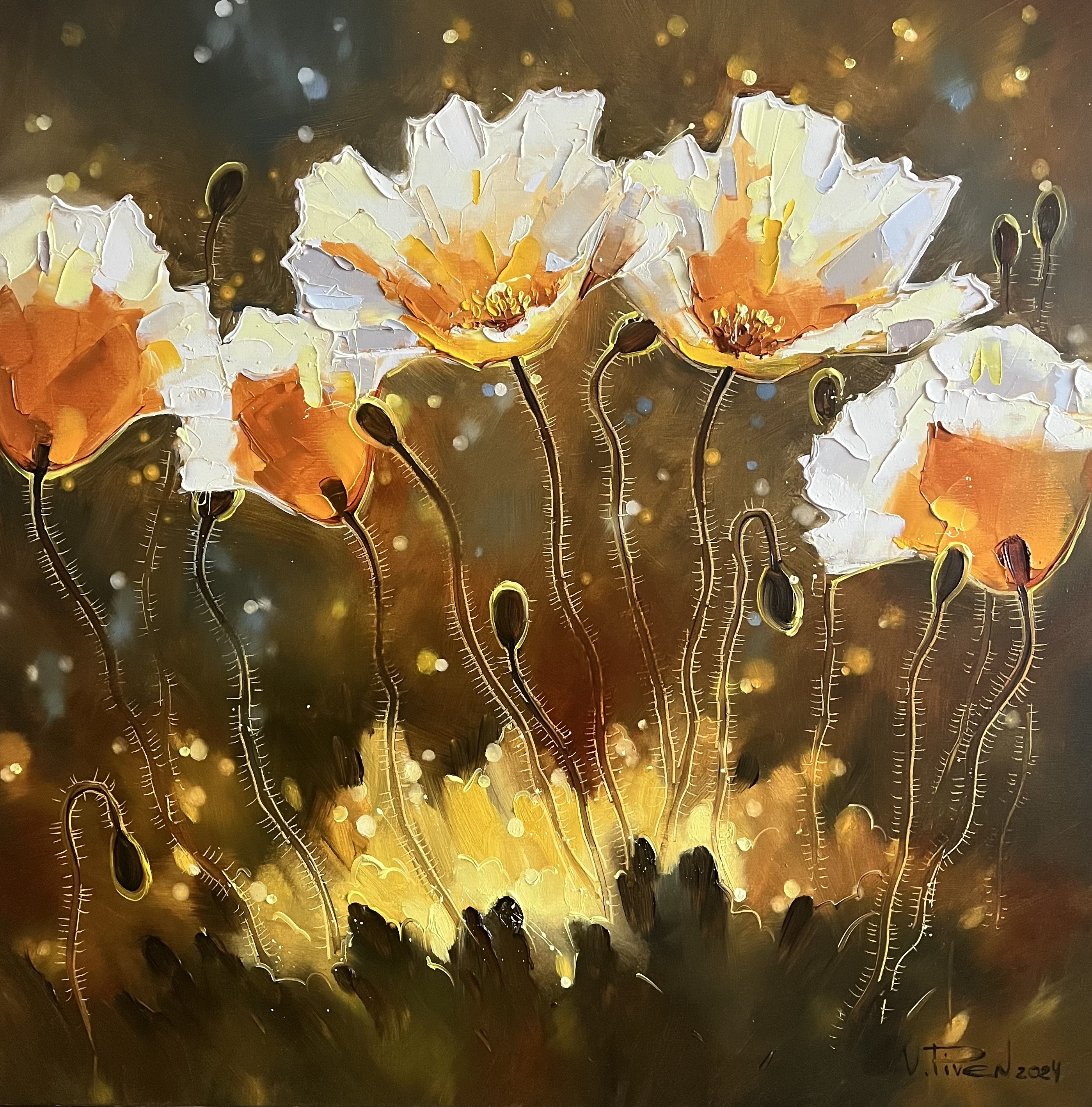 Summer Freshness — original oil painting by Volodymyr Piven